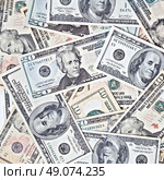 dollar banknotes background. Стоковое фото, агентство Ingram Publishing / Фотобанк Лори