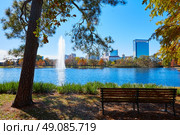 Houston Hermann park conservancy Mcgovern lake in Texas. Стоковое фото, агентство Ingram Publishing / Фотобанк Лори