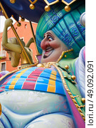 Fallas fest popular figures will burn in March 19 th night yearly. Стоковое фото, агентство Ingram Publishing / Фотобанк Лори