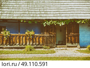 Old Romanian Village View In The Carpathian Mountains. Стоковое фото, агентство Ingram Publishing / Фотобанк Лори