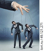 Conceptual photo of the human marionette. Стоковое фото, агентство Ingram Publishing / Фотобанк Лори