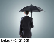 Conceptual picture of the depressed businessman. Стоковое фото, агентство Ingram Publishing / Фотобанк Лори