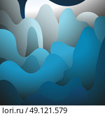 Bright color pattern, colorful design with overlapping shapes forming abstract beautiful background. Perfect backdrop for project of brochure or flyer. Стоковая иллюстрация, агентство Ingram Publishing / Фотобанк Лори