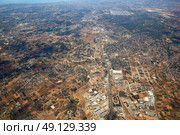 Aerial photo CV-35 Road Valencia to Ademuz in Spain. Стоковое фото, агентство Ingram Publishing / Фотобанк Лори