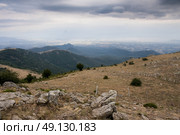 A view from the French/Spanish Pyrenean Border. Стоковое фото, агентство Ingram Publishing / Фотобанк Лори