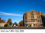 Valencia Zaragoza square Saragossa in Spain. Стоковое фото, агентство Ingram Publishing / Фотобанк Лори