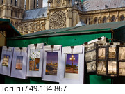 Saint Michel postcards in Notre Dame Paris photomount card images of my own copyright. Стоковое фото, агентство Ingram Publishing / Фотобанк Лори