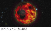 Massive solar storm, fluorescent corona, universe in chaos, cosmic phenomena unfold, celestial light, Sun radiation. Solar storm, galactic expanse, intense corona burns, celestial paradisiacal view, cosmic wonders reveal universal secrets, Sun radiation escalates, stellar event, intergalactic harmony disrupted. Стоковая анимация, аниматор Андрей Ка / Фотобанк Лори