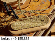 Esparto halfah grass used for crafts as cords basketry and espadrilles. Стоковое фото, агентство Ingram Publishing / Фотобанк Лори