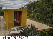 Hut in a tourist resort, Yelapa, Jalisco, Mexico. Стоковое фото, агентство Ingram Publishing / Фотобанк Лори