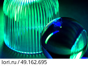 Elegant Glassworks Illuminated in Captivating Vibrant Tones. Стоковое фото, фотограф Мара Фрибус / Фотобанк Лори
