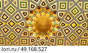 in iran abstract texture of the religion  architecture mosque roof persian history. Стоковое фото, агентство Ingram Publishing / Фотобанк Лори