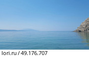 Beautiful Micros Aselinos beach on Skiathos island in Greece, summer day in June. Стоковое фото, агентство Ingram Publishing / Фотобанк Лори