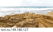 blur in south africa   sky ocean  isimagaliso reserve nature and rocks. Стоковое фото, агентство Ingram Publishing / Фотобанк Лори