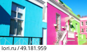 blur in south africa cape town    bo kaap architecture   like   texture background. Стоковое фото, агентство Ingram Publishing / Фотобанк Лори