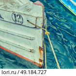   philippines old dirty prow of a boat in the port like abstract . Стоковое фото, агентство Ingram Publishing / Фотобанк Лори