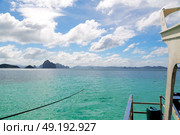 blur  in  philippines   view of the island hill from the prow of a boat. Стоковое фото, агентство Ingram Publishing / Фотобанк Лори
