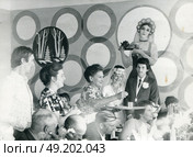Свадебный банкет в ресторане. Редакционное фото, фотограф Retro / Фотобанк Лори
