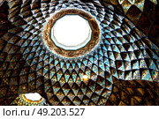 blur in iran abstract texture of the  religion  architecture mosque roof persian history. Стоковое фото, агентство Ingram Publishing / Фотобанк Лори