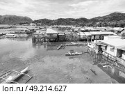 blur  philippines house in the  slum  for poor people concept of poverty and degradations. Стоковое фото, агентство Ingram Publishing / Фотобанк Лори