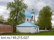 Ансамбль Никольской церкви, с. Гиблицы, Рязанская область. Редакционное фото, фотограф Ирина Яровая / Фотобанк Лори