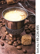 Coffee mug in the oriental style. Стоковое фото, агентство Ingram Publishing / Фотобанк Лори
