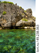 asia in the  kho phangan isles bay   rocks    thailand  and south china green sea  . Стоковое фото, агентство Ingram Publishing / Фотобанк Лори