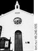 blur  in south africa  old  church  in city center of reinet graaf and religion building. Стоковое фото, агентство Ingram Publishing / Фотобанк Лори