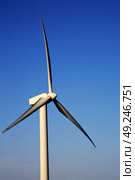 spain africa wind turbines and the sky in  isle of lanzarote  . Стоковое фото, агентство Ingram Publishing / Фотобанк Лори