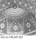 in iran abstract texture of the  religion  architecture mosque roof persian history. Стоковое фото, агентство Ingram Publishing / Фотобанк Лори