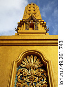 thailand bangkok abstract cross metal gold in the temple . Стоковое фото, агентство Ingram Publishing / Фотобанк Лори