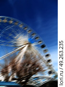 in south africa close up of the blur ferris weel  texture background and sky. Стоковое фото, агентство Ingram Publishing / Фотобанк Лори
