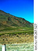 in   valley  morocco         africa the atlas dry  mountain   ground isolated hill . Стоковое фото, агентство Ingram Publishing / Фотобанк Лори