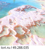 unique abstract in pamukkale turkey asia the old calcium bath and travertine water. Стоковое фото, агентство Ingram Publishing / Фотобанк Лори