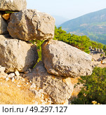  anatolia    from     the hill in asia turkey termessos old architecture and nature . Стоковое фото, агентство Ingram Publishing / Фотобанк Лори