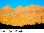 in   africa morocco the atlas dry mountain ground isolated hill valley. Стоковое фото, агентство Ingram Publishing / Фотобанк Лори
