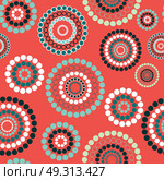 Colored Abstract seamless background pattern. Vector illustration.. Abstract seamless background pattern. Vector illustration. Стоковая иллюстрация, агентство Ingram Publishing / Фотобанк Лори