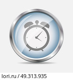 Time Glossy Icon Isolated Vector Illustration EPS10. Time Glossy Icon Vector Illustration. Стоковая иллюстрация, агентство Ingram Publishing / Фотобанк Лори