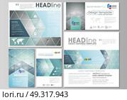 Social media posts set. Business templates. Abstract design template, vector layout in popular formats. Geometric background, connected line and dots. Molecular structure. Scientific, medical, concept. Social media posts set. Business templates. Abstract design template, vector layout in popular formats. Geometric background, connected line and dots. Molecular structure. Scientific medical, concept. Стоковая иллюстрация, агентство Ingram Publishing / Фотобанк Лори