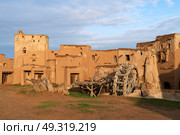 Sarai-Batu Tourist Center dedicated to the history and culture of the Golden Horde Khanate on a sunny summer day, Kharabalinsky district, Astrakhan region, Russia. Стоковое фото, фотограф Ula Ulachka / Фотобанк Лори