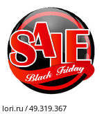 Label Black Friday Sale Vector Illustration EPS10. Black Friday Sale Vector Illustration. Стоковая иллюстрация, агентство Ingram Publishing / Фотобанк Лори