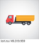 Ftat Truck Vector Illustration EPS10. Ftat Truck Vector Illustration. Стоковая иллюстрация, агентство Ingram Publishing / Фотобанк Лори