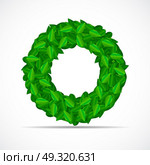 Natural Green Leaves Background. Vector Illustration EPS10. Natural Green Leaves Background. Vector Illustration. Стоковая иллюстрация, агентство Ingram Publishing / Фотобанк Лори