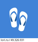 Beach Flip Flop Icon Vector Illustration EPS10. Beach Flip Flop Icon Vector Illustration. Стоковая иллюстрация, агентство Ingram Publishing / Фотобанк Лори