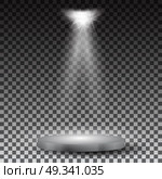 Spotlights scene light effects. Stage light spotlight vector. Vector illustration. Стоковая иллюстрация, агентство Ingram Publishing / Фотобанк Лори