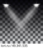 Spotlights scene light effects. Stage light spotlight vector. Vector illustration. Стоковая иллюстрация, агентство Ingram Publishing / Фотобанк Лори