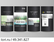 The black colored minimalistic vector illustration of the editable layout of four vertical banners, flyers design business templates. Rows of colored diagram with peaks of different height.. The black colored minimalistic vector illustration of the editable layout of four vertical banners, flyers design business templates. Rows of colored diagram with peaks of different height. Стоковая иллюстрация, агентство Ingram Publishing / Фотобанк Лори