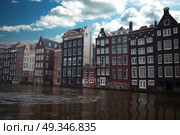 Traditional old buildings in Amsterdam, the Netherlands. Стоковое фото, агентство Ingram Publishing / Фотобанк Лори