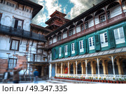 Durbar Square in the center of Kathmandu, Nepal. Durbar Square in the center of Kathmandu. Стоковое фото, агентство Ingram Publishing / Фотобанк Лори