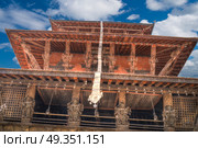 Temples of Durbar Square in Bhaktapur, Kathmandu valey, Nepal..  Durbar Square in Bhaktapur. Стоковое фото, агентство Ingram Publishing / Фотобанк Лори
